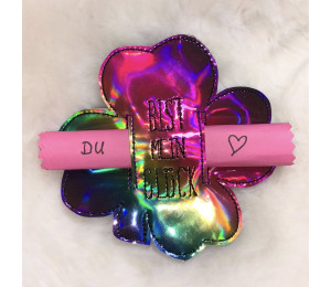 Stickdatei - ITH Klee "Du bist mein Glück"